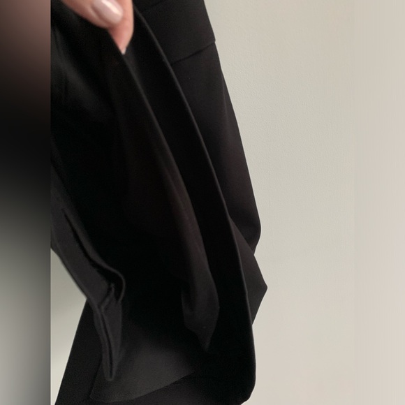 MEXX Sleeveless Knee Length Classic Black Dress with Silver Zipper Detail - Picture 5 of 7